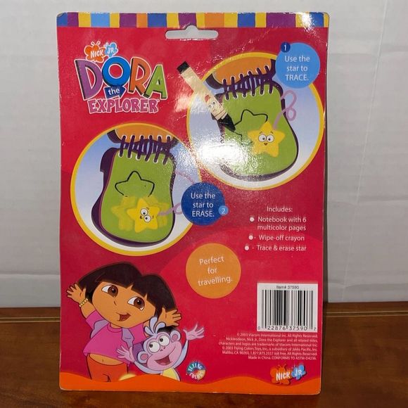Rare Nick Jr. Dora the Explorer Backpack Notebook NOS  2003 Bonus Star catching - Picture 8 of 11